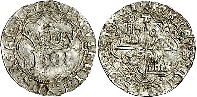 Tipo 31. Medio Real de plata de monograma “hEN” - Imagen 24