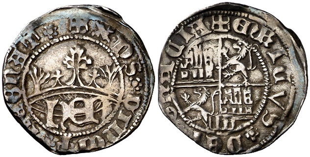 Tipo 31. Medio Real de plata de monograma “hEN” - Imagen 25