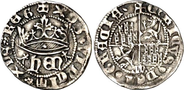 Tipo 31. Medio Real de plata de monograma “hEN” - Imagen 33