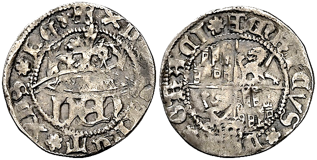 Tipo 31. Medio Real de plata de monograma “hEN” - Imagen 38