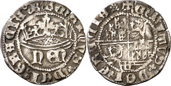 Tipo 31. Medio Real de plata de monograma “hEN” - Imagen 47