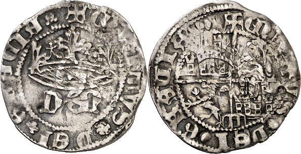 Tipo 31. Medio Real de plata de monograma “hEN” - Imagen 48