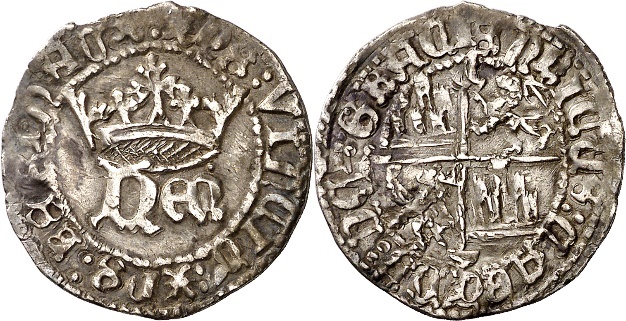 Tipo 31. Medio Real de plata de monograma “hEN” - Imagen 53