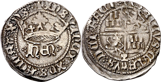 Tipo 31. Medio Real de plata de monograma “hEN” - Imagen 60