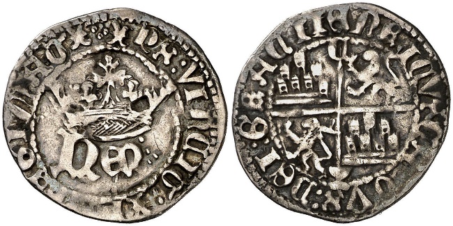 Tipo 31. Medio Real de plata de monograma “hEN” - Imagen 68