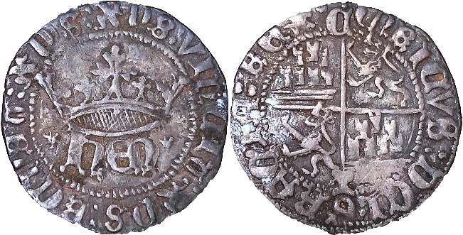 Tipo 31. Medio Real de plata de monograma “hEN” - Imagen 70