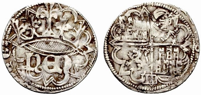 Tipo 31. Medio Real de plata de monograma “hEN” - Imagen 77