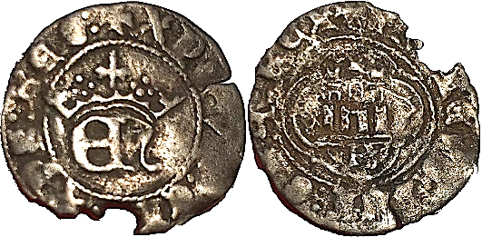 Tipo 32. Cuarto de Real de plata de monograma “EN” - Imagen 1