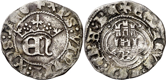 Tipo 32. Cuarto de Real de plata de monograma “EN” - Imagen 5