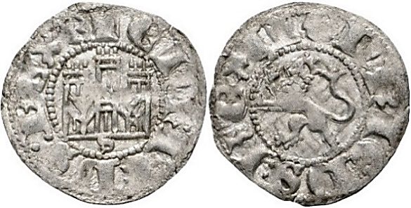 Tipo 32. Dinero Novén de Castillo y León, con orla redonda - Imagen 10