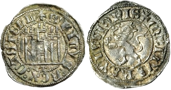 Tipo 32. Dinero Novén de Castillo y León, con orla redonda - Imagen 14