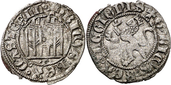 Tipo 32. Dinero Novén de Castillo y León, con orla redonda - Imagen 15