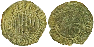 Tipo 32. Dinero Novén de Castillo y León, con orla redonda - Imagen 18