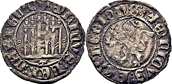 Tipo 32. Dinero Novén de Castillo y León, con orla redonda - Imagen 22