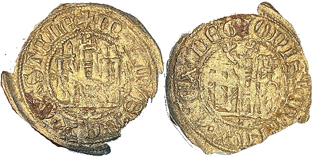 Tipo 32. Dinero Novén de Castillo y León, con orla redonda - Imagen 24