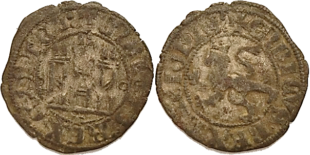 Tipo 32. Dinero Novén de Castillo y León, con orla redonda - Imagen 29