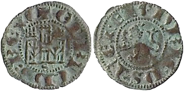 Tipo 32. Dinero Novén de Castillo y León, con orla redonda - Imagen 7