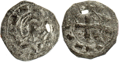 Tipo 32. Dinero toledano de buena técnica con leyenda “Tolleta”, y con estrellas de cinco puntas en segundo y tercer cuadrante - Imagen 8