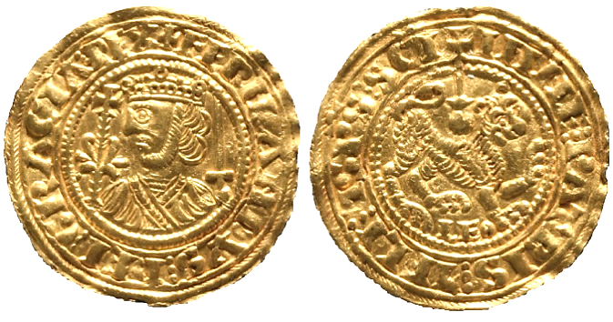 Tipo 33. Maravedí o Morabetino de Oro del rey Fernando II - Imagen 3