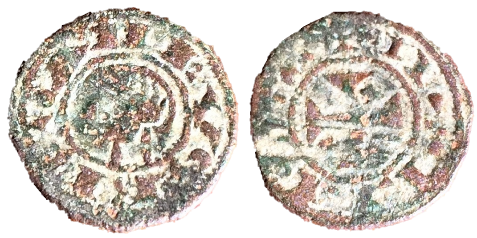 Tipo 33. Meaja toledana de buena técnica con leyenda “Tolleta”, y con estrellas de cinco puntas en segundo y tercer cuadrante - Imagen 6