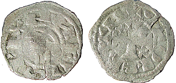 Tipo 34. Dinero previo y posterior a la batalla de Alarcos con leyenda “Tolleta”, con Estrellas de cinco puntas en primer y cuarto cuadrante - Imagen 13