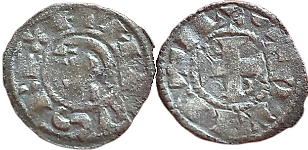 Tipo 34. Dinero previo y posterior a la batalla de Alarcos con leyenda “Tolleta”, con Estrellas de cinco puntas en primer y cuarto cuadrante - Imagen 14