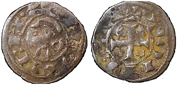 Tipo 34. Dinero previo y posterior a la batalla de Alarcos con leyenda “Tolleta”, con Estrellas de cinco puntas en primer y cuarto cuadrante - Imagen 16