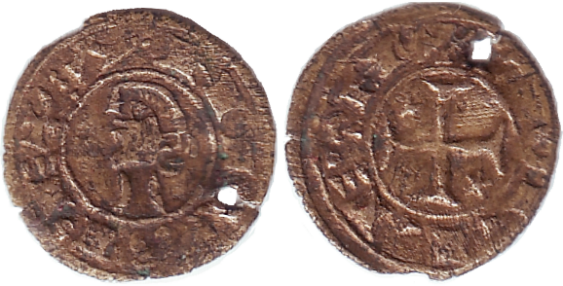 Tipo 34. Dinero previo y posterior a la batalla de Alarcos con leyenda “Tolleta”, con Estrellas de cinco puntas en primer y cuarto cuadrante - Imagen 20