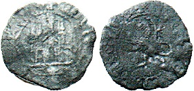 Tipo 34. Media Blanca del Ordenamiento con castillo y león, sin gráfila de lóbulos - Imagen 20