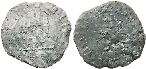 Tipo 34. Media Blanca del Ordenamiento con castillo y león, sin gráfila de lóbulos - Imagen 21