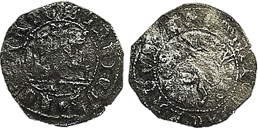 Tipo 34. Media Blanca del Ordenamiento con castillo y león, sin gráfila de lóbulos - Imagen 24