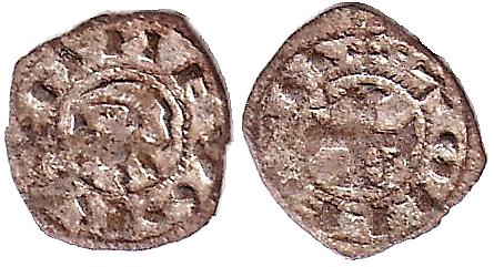 Tipo 35. Meaja previa y posterior a la batalla de Alarcos con leyenda “Tolleta”, con Estrellas de cinco puntas en primer y cuarto cuadrante - Imagen 2