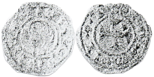 Tipo 36. Dinero previo y posterior a la batalla de Alarcos con leyenda “Tolleta”, con Estrellas de cinco puntas en segundo y tercer cuadrante - Imagen 10