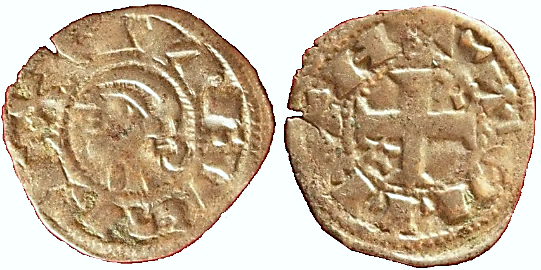 Tipo 36. Dinero previo y posterior a la batalla de Alarcos con leyenda “Tolleta”, con Estrellas de cinco puntas en segundo y tercer cuadrante - Imagen 22