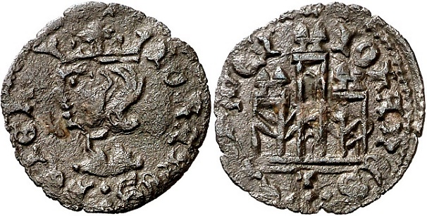 Tipo 4. Dinero coronado toledano - Imagen 3