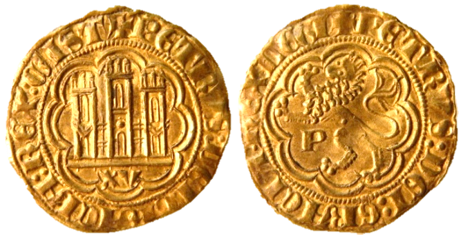 Tipo 4. Dobla Castellana de oro de a 15 maravedís - Imagen 4