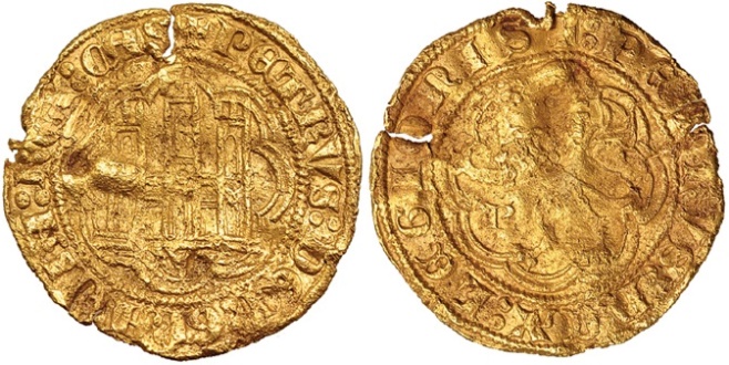 Tipo 4. Dobla Castellana de oro de a 15 maravedís - Imagen 5