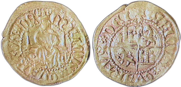 Tipo 4. Medio Enrique de la Silla Alta y Baja de oro - Imagen 10