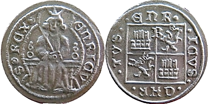 Tipo 4. Medio Enrique de la Silla Alta y Baja de oro - Imagen 40