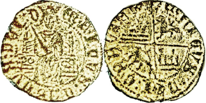 Tipo 4. Medio Enrique de la Silla Alta y Baja de oro - Imagen 8