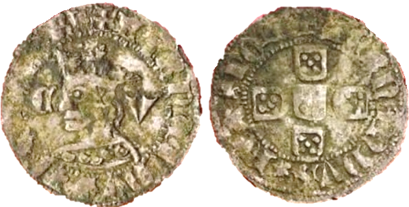 Tipo 4. Medio Tornés de Busto coronado y Quinas - Imagen 4