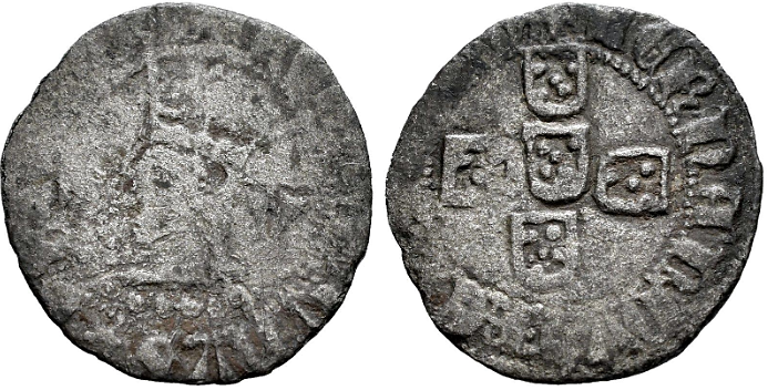 Tipo 4. Medio Tornés de Busto coronado y Quinas - Imagen 5