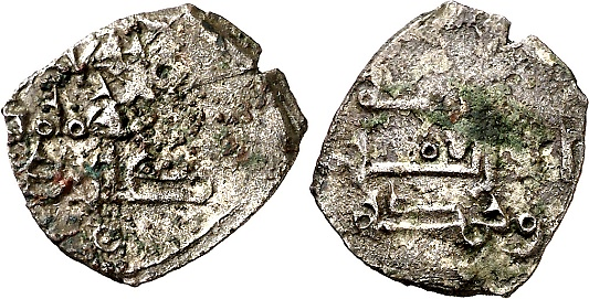 Tipo 4. Semidírham o Handús alfonsino con tipología musulmana del año 479H - Imagen 1