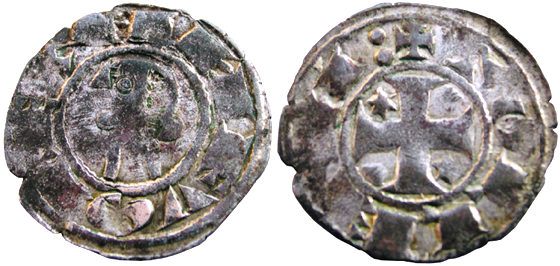 Tipo 40. Dinero posterior a la batalla de las Navas de Tolosa con leyenda “Tolleta”, y estrellas de seis puntas en primer y cuarto cuadrante - Imagen 10