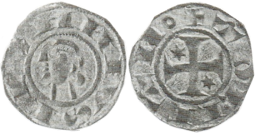 Tipo 40. Dinero posterior a la batalla de las Navas de Tolosa con leyenda “Tolleta”, y estrellas de seis puntas en primer y cuarto cuadrante - Imagen 4