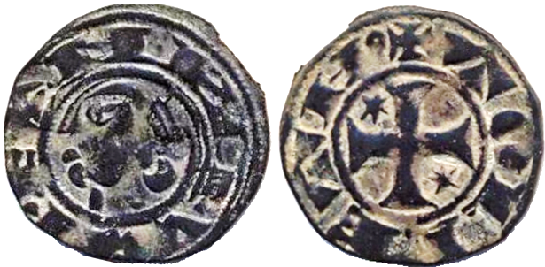 Tipo 40. Dinero posterior a la batalla de las Navas de Tolosa con leyenda “Tolleta”, y estrellas de seis puntas en primer y cuarto cuadrante - Imagen 8