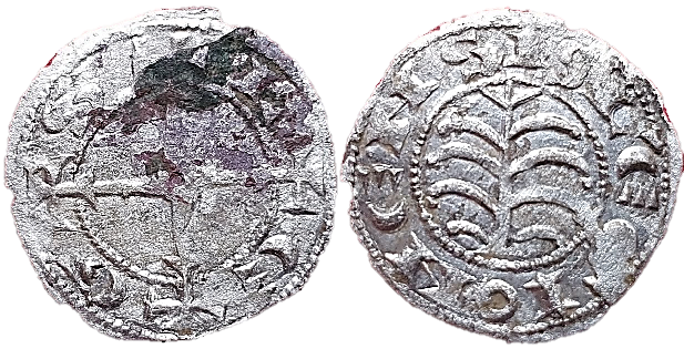 Tipo 43. Dinero del Árbol leonés Octoenramado - Imagen 3