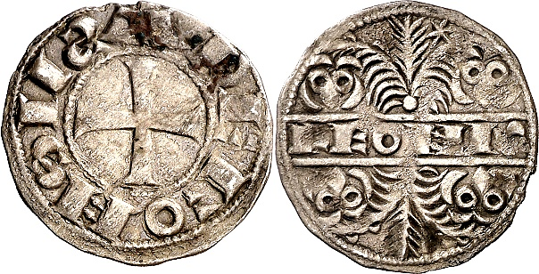 Tipo 44. Dinero alfonsino de las Cuatro Cabezas de León - Imagen 13