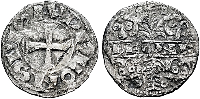 Tipo 44. Dinero alfonsino de las Cuatro Cabezas de León - Imagen 5