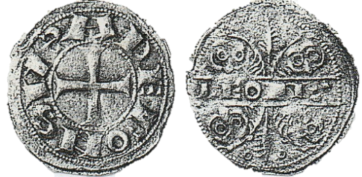 Tipo 44. Dinero alfonsino de las Cuatro Cabezas de León - Imagen 7